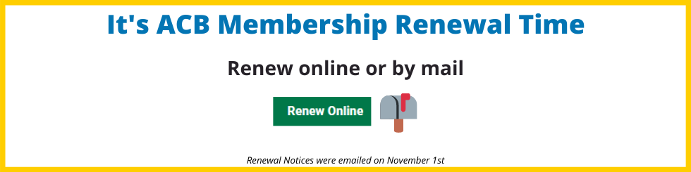 Renew your Dues and Vote